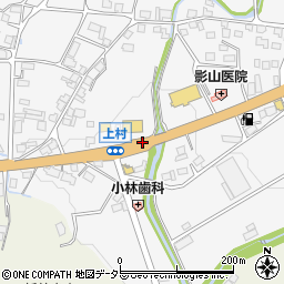 上村周辺の地図