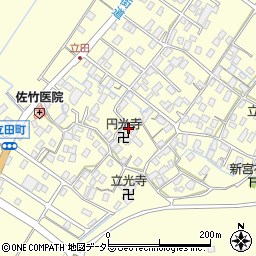 滋賀県守山市立田町1720周辺の地図