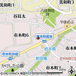 セブンイレブン豊田市市木町店周辺の地図