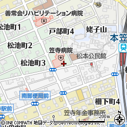 笠寺病院周辺の地図
