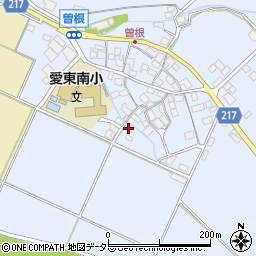 滋賀県東近江市曽根町1260周辺の地図
