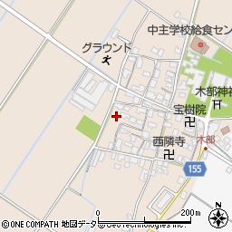 滋賀県野洲市木部868周辺の地図