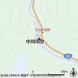京都府京都市北区中川川登周辺の地図