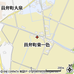 三重県いなべ市員弁町東一色1339周辺の地図