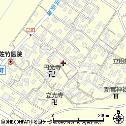 滋賀県守山市立田町1724周辺の地図
