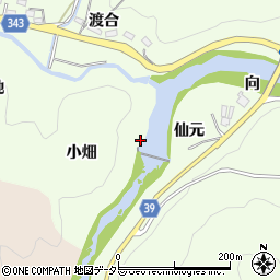 愛知県豊田市則定町小畑周辺の地図