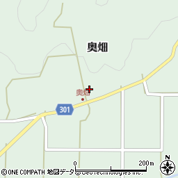 兵庫県丹波篠山市奥畑180周辺の地図