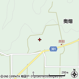 兵庫県丹波篠山市奥畑244周辺の地図