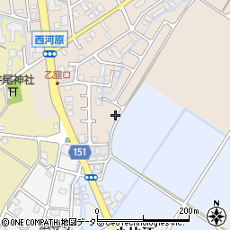 滋賀県野洲市西河原919周辺の地図