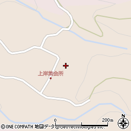 静岡県川根本町（榛原郡）上岸周辺の地図