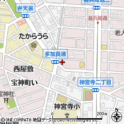 岡村薬局周辺の地図