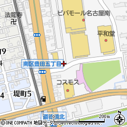 Ｊネットレンタカー　名古屋南店周辺の地図