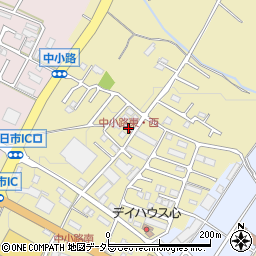 滋賀県東近江市中小路町691周辺の地図