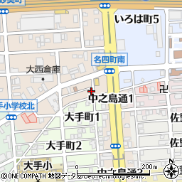 愛知県名古屋市港区名四町166周辺の地図