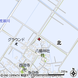 滋賀県野洲市北620周辺の地図