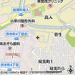 愛知県豊田市岩滝町菅生260-27周辺の地図
