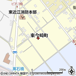 滋賀県東近江市東今崎町周辺の地図