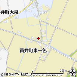 三重県いなべ市員弁町東一色1345周辺の地図
