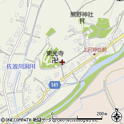 静岡県田方郡函南町上沢363-8周辺の地図