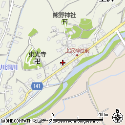 静岡県田方郡函南町上沢372周辺の地図