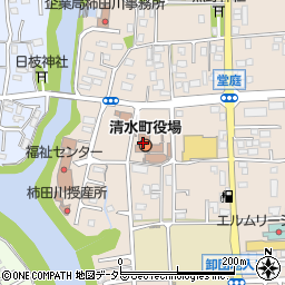 静岡県駿東郡清水町周辺の地図