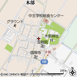 滋賀県野洲市木部824周辺の地図