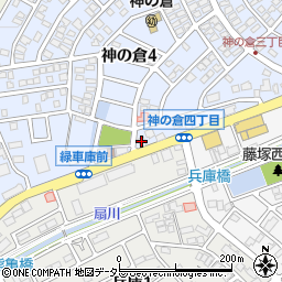 博多ラーメン鶴亀堂緑神の倉店周辺の地図