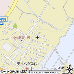 滋賀県東近江市中小路町350周辺の地図