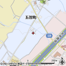 滋賀県東近江市五智町174周辺の地図