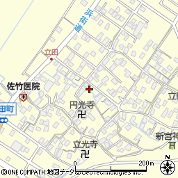滋賀県守山市立田町1696周辺の地図