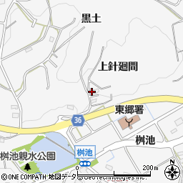 愛知県愛知郡東郷町春木上針廻間周辺の地図