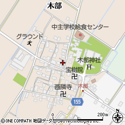滋賀県野洲市木部814-1周辺の地図