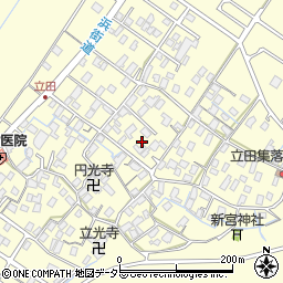 滋賀県守山市立田町1693周辺の地図