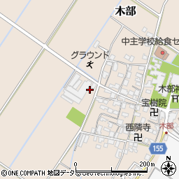 滋賀県野洲市木部219周辺の地図