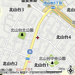 愛知県愛知郡東郷町北山台周辺の地図