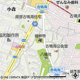 桂林寺周辺の地図