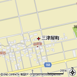 滋賀県東近江市三津屋町663周辺の地図