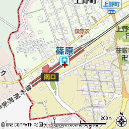 篠原駅周辺の地図