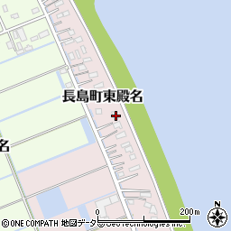 三重県桑名市長島町東殿名1113周辺の地図
