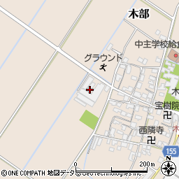 滋賀県野洲市木部220周辺の地図
