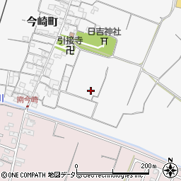 滋賀県東近江市今崎町周辺の地図