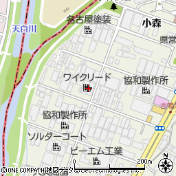 株式会社ワイクリード　営業部周辺の地図