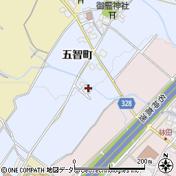 滋賀県東近江市五智町175周辺の地図