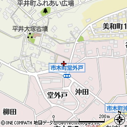 愛知県豊田市市木町谷耳太63周辺の地図