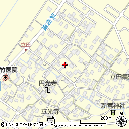 滋賀県守山市立田町1694周辺の地図