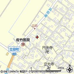 滋賀県守山市立田町1703周辺の地図