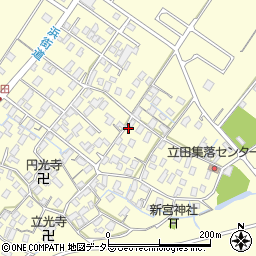 滋賀県守山市立田町1650周辺の地図