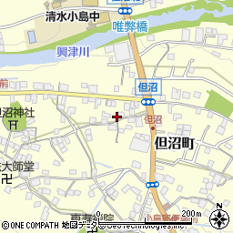 静岡県静岡市清水区但沼町536-6周辺の地図