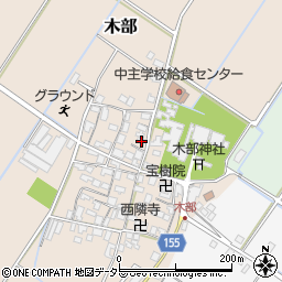 滋賀県野洲市木部814周辺の地図