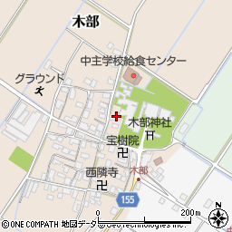 滋賀県野洲市木部822周辺の地図